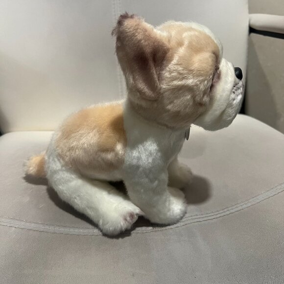 Nat and Jules French Bulldog Plush Stuffed Animal Puppy Toy Tan White Frenchie - Picture 4 of 7
